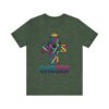 6836902970757998786_2048.jpeg Chosen Crowned Cross T-Shirt | Colorful Stained Glass Christian Faith Tee