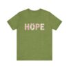 Floral HOPE lettering tee | Inspirational shirt, pastel floral print