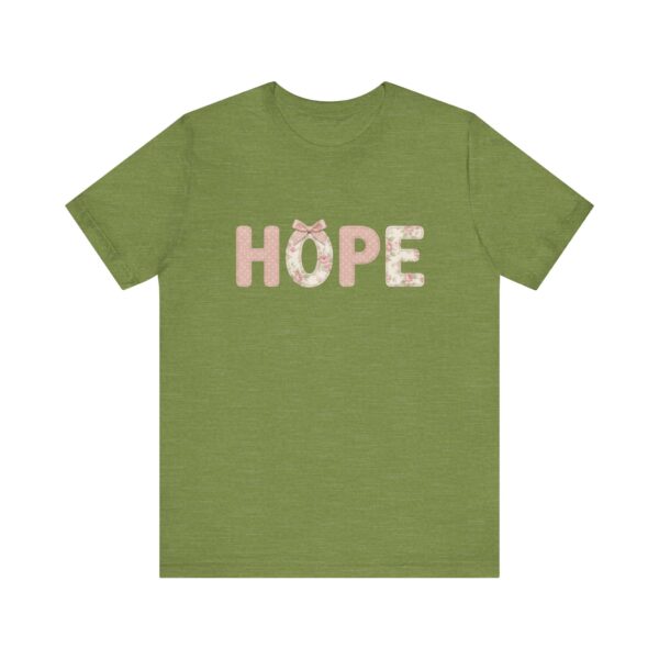 Floral HOPE lettering tee | Inspirational shirt, pastel floral print