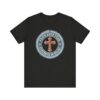 6864096360377884002_2048.jpeg Faith Over Fear Cross Tee | Strength in Belief Christian Shirt