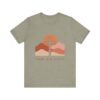 Seek Him First cross sunset Tee | Christian faith shirt