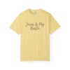 7049491974554373598_2048.jpeg Comfort Colors® Jesus Is My Bestie T-shirt | Christian Faith Typography, Bible Verse Shirt