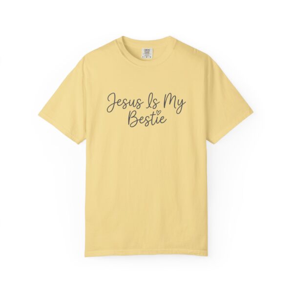 7049491974554373598_2048.jpeg Comfort Colors® Jesus Is My Bestie T-shirt | Christian Faith Typography, Bible Verse Shirt
