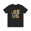Jesus applique letters T-Shirt | floral patchwork faith tee