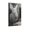 7100672555380813354_2048.jpeg The Angel at the Empty Tomb Poster | Modern Easter Resurrection Wall Art, Textured Palette Knife Plaster Print, Gray & White Christian Decor