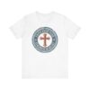 7280560552451020980_2048.jpeg Faith Over Fear Cross Tee | Strength in Belief Christian Shirt