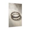 Crown of Thorns Wall Art, Good Friday Easter Poster, Christian Home Decor, Lenten Spiritual Painting Print, Biblical Fine Art