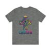 7537164341929739784_2048.jpeg Chosen Crowned Cross T-Shirt | Colorful Stained Glass Christian Faith Tee