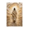 7621305305982463889_2048.jpeg Walk by Faith Following Jesus Poster | 2 Corinthians 5:7 Christian Wall Art | Modern Cream Gold Impasto Print | Palette Knife Faith Decor