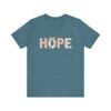 Floral HOPE lettering tee | Inspirational shirt, pastel floral print