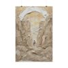 7939028379232595519_2048.jpeg The Good Shepherd Poster | Modern Beige & Gold Christian Wall Art | Lost Sheep Valley Plaster Print | Psalm 23 Palette Knife Home Decor
