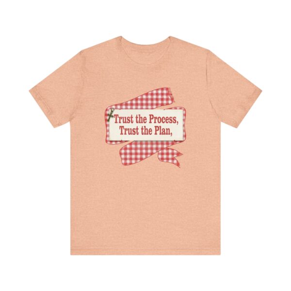 8125346450064570879_2048.jpeg Trust the Process Trust the Plan tee | Red Gingham Ribbon Graphic T-Shirt