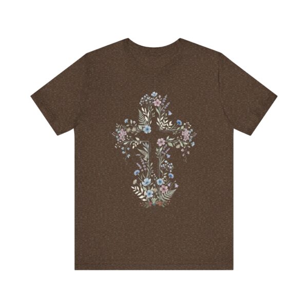 8173034366145344259_2048.jpeg Floral Cross Tee | Botanical Cross Shirt