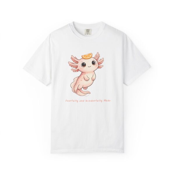 832726085495753674_2048.jpeg Comfort Colors® Axolotl Illustration T-shirt | Cute Axolotl Character with Toast, Christian Shirt, Bible Verse Shirt, Religious Women Gift