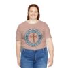 8637720298628813522_2048.jpeg Faith Over Fear Cross Tee | Strength in Belief Christian Shirt