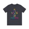8815352680332105731_2048.jpeg Chosen Crowned Cross T-Shirt | Colorful Stained Glass Christian Faith Tee