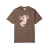 8826866146227333369_2048.jpeg Comfort Colors® Axolotl Illustration T-shirt | Cute Axolotl Character with Toast, Christian Shirt, Bible Verse Shirt, Religious Women Gift