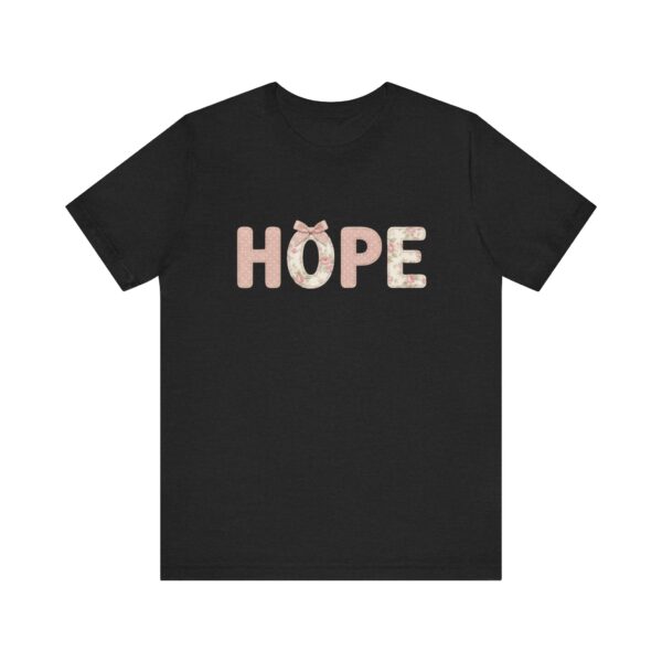 Floral HOPE lettering tee | Inspirational shirt, pastel floral print