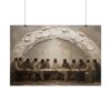 8983772601716478946_2048.jpeg Modern Last Supper Reimagined Poster | The Table of Love Wall Art | Textured Palette Knife Plaster Print | Warm Neutral Beige Faith Decor