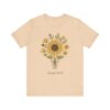 Sunflower Bouquet Isaiah 40:8 T-Shirt | Floral Scripture Tee