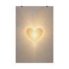 Sacred Heart Wall Art, Catholic Devotional Light Poster Print, Radiant Gold Heart Art, Christian Faith Decor, Religious Confirmation Gift