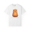 Comfort Colors® Meditating Bear with Orange Slice T-Shirt | Be Still and Know, Bible Verse Shirt, Religious Women