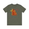 9429003350406296499_2048.jpeg Chosen Jesus Sitting Cross T-Shirt | Christian Faith Tee