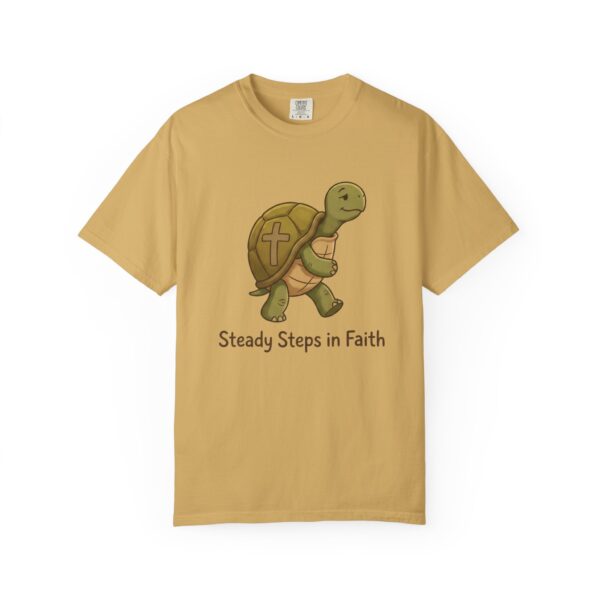 Comfort Colors® Steady Steps in Faith Turtle T-Shirt | Christian Turtle Tee, Bible Verse Shirt, Faith Christian