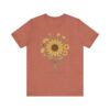 Sunflower Bouquet Isaiah 40:8 T-Shirt | Floral Scripture Tee