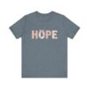 Floral HOPE lettering tee | Inspirational shirt, pastel floral print