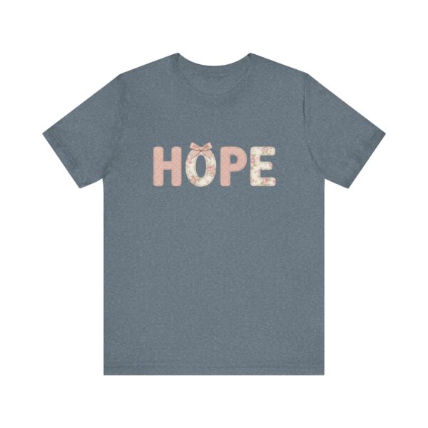 Floral HOPE lettering tee | Inspirational shirt, pastel floral print