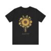 Sunflower Bouquet Isaiah 40:8 T-Shirt | Floral Scripture Tee